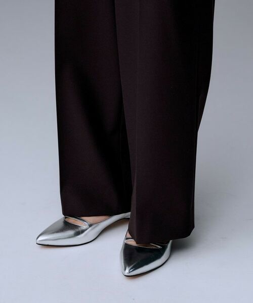 UNTITLED / アンタイトル パンツ | 【暖か素材/ストレッチ性】裏起毛ワイドパンツ | 詳細28