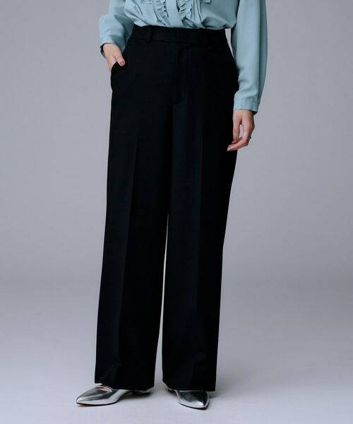 UNTITLED / アンタイトル パンツ | 【暖か素材/ストレッチ性】裏起毛ワイドパンツ | 詳細7