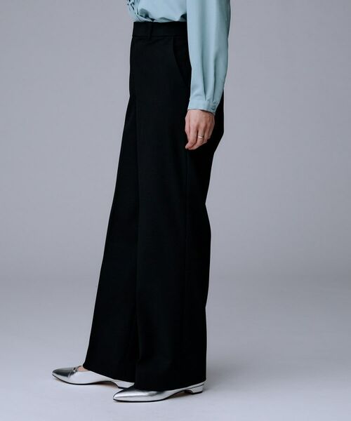 UNTITLED / アンタイトル パンツ | 【暖か素材/ストレッチ性】裏起毛ワイドパンツ | 詳細8