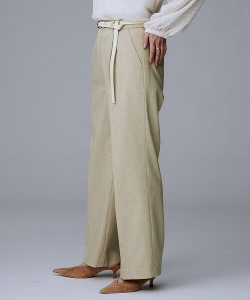 UNTITLED / アンタイトル パンツ | 【ワイド/後ろゴム/シーズンレス】シルクネップツイードパンツ | 詳細15