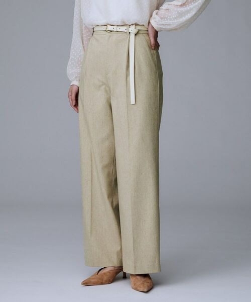 UNTITLED / アンタイトル パンツ | 【ワイド/後ろゴム/シーズンレス】シルクネップツイードパンツ | 詳細16