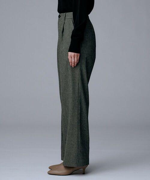 UNTITLED / アンタイトル パンツ | 【ワイド/後ろゴム/シーズンレス】シルクネップツイードパンツ | 詳細20