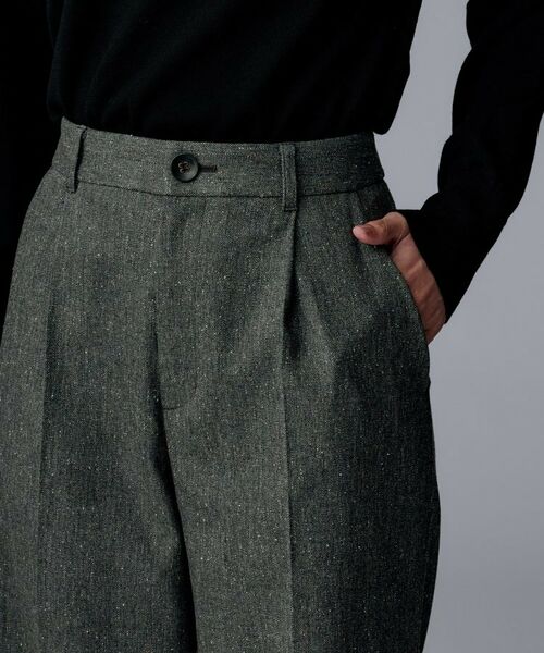 UNTITLED / アンタイトル パンツ | 【ワイド/後ろゴム/シーズンレス】シルクネップツイードパンツ | 詳細23