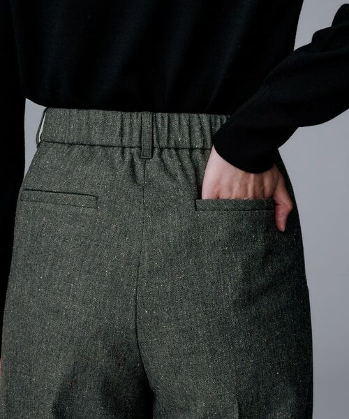 UNTITLED / アンタイトル パンツ | 【ワイド/後ろゴム/シーズンレス】シルクネップツイードパンツ | 詳細25