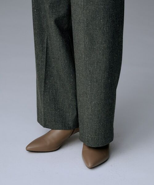 UNTITLED / アンタイトル パンツ | 【ワイド/後ろゴム/シーズンレス】シルクネップツイードパンツ | 詳細26