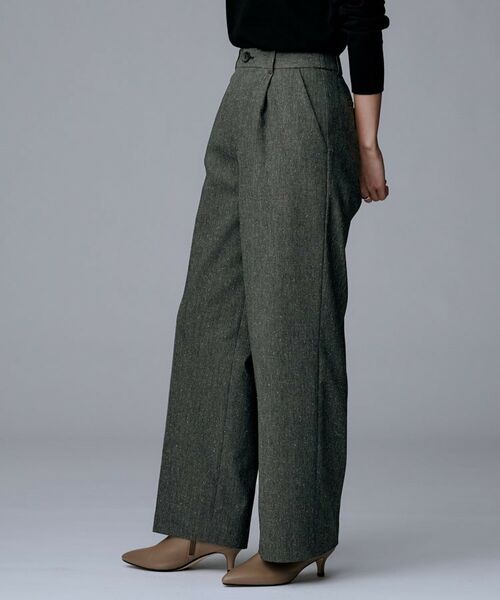 UNTITLED / アンタイトル パンツ | 【ワイド/後ろゴム/シーズンレス】シルクネップツイードパンツ | 詳細5