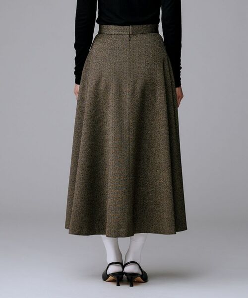 UNTITLED / アンタイトル ロング・マキシ丈スカート | 【ミディ丈/ウール混】クラシカルヘリンボーン　ラメスカート | 詳細12