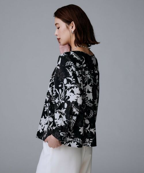 UNTITLED / アンタイトル シャツ・ブラウス | 【洗える/セットアップ可能】オーナメントフラワー ブラウス | 詳細2