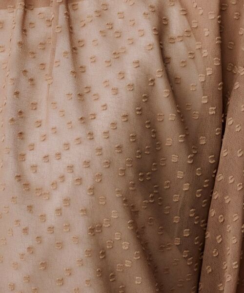 UNTITLED / アンタイトル シャツ・ブラウス | 【エレガント/重ね着やスーツブラウスに/シアー】ドットジャカード ブラウス | 詳細9