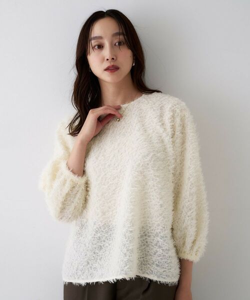 UNTITLED / アンタイトル シャツ・ブラウス | 【トレンド/1枚で着映え】カットジャカードトップス | 詳細10