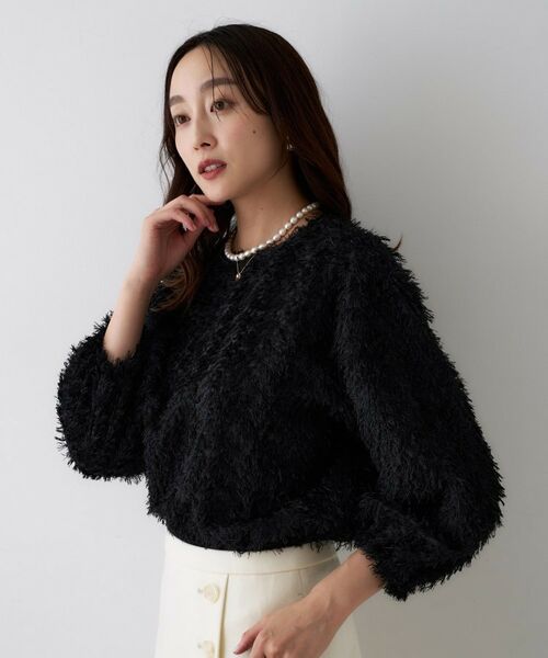 UNTITLED / アンタイトル シャツ・ブラウス | 【トレンド/1枚で着映え】カットジャカードトップス | 詳細2