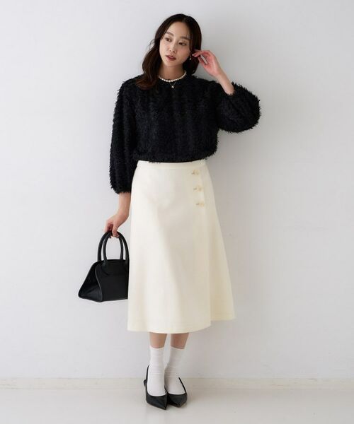 UNTITLED / アンタイトル シャツ・ブラウス | 【トレンド/1枚で着映え】カットジャカードトップス | 詳細4