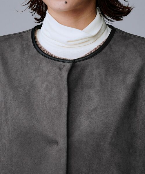 UNTITLED / アンタイトル その他アウター | 【洗える/軽羽織り】マシュマロタッチ　スエード調コート | 詳細26