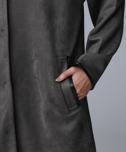 UNTITLED / アンタイトル その他アウター | 【洗える/軽羽織り】マシュマロタッチ スエード調コート | 詳細28