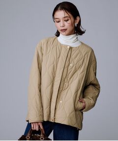 UNTITLED / アンタイトル その他アウター | 【軽量／洗える／ファスナー付き】中綿 キルトコート