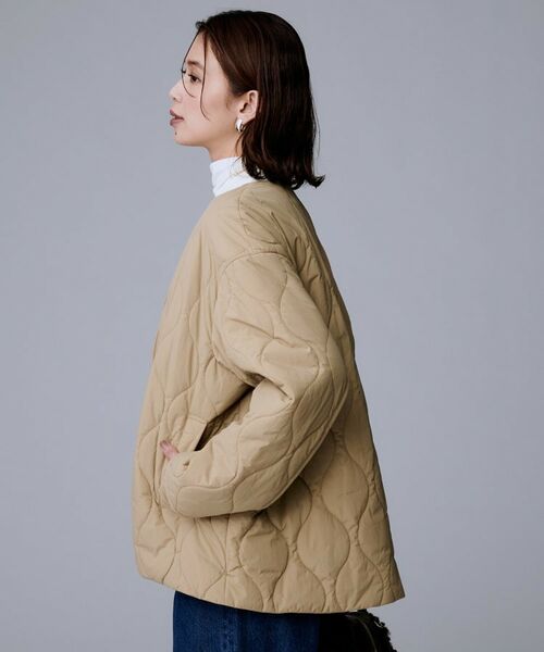 UNTITLED / アンタイトル その他アウター | 【軽量／洗える／ファスナー付き】中綿 キルトコート | 詳細10