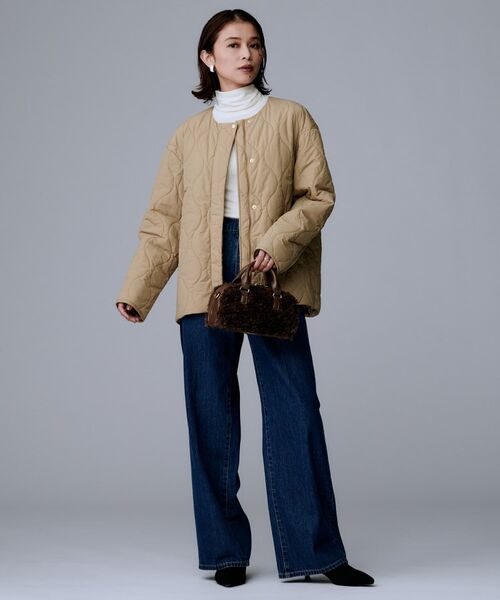 UNTITLED / アンタイトル その他アウター | 【軽量／洗える／ファスナー付き】中綿 キルトコート | 詳細11
