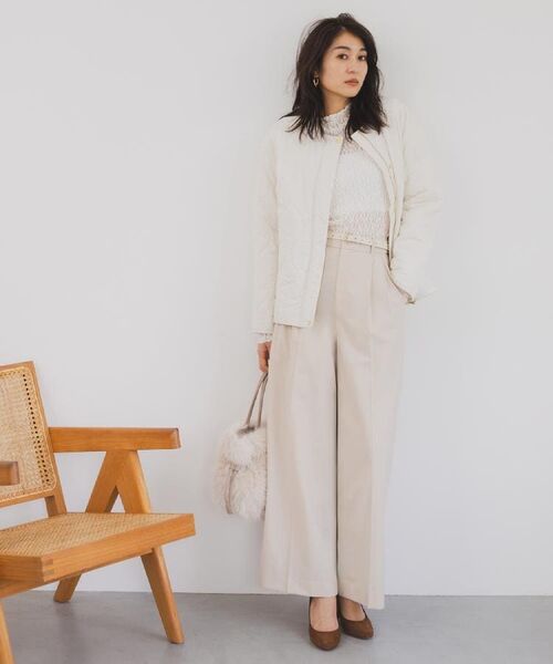 UNTITLED / アンタイトル その他アウター | 【軽量／洗える／ファスナー付き】中綿 キルトコート | 詳細15