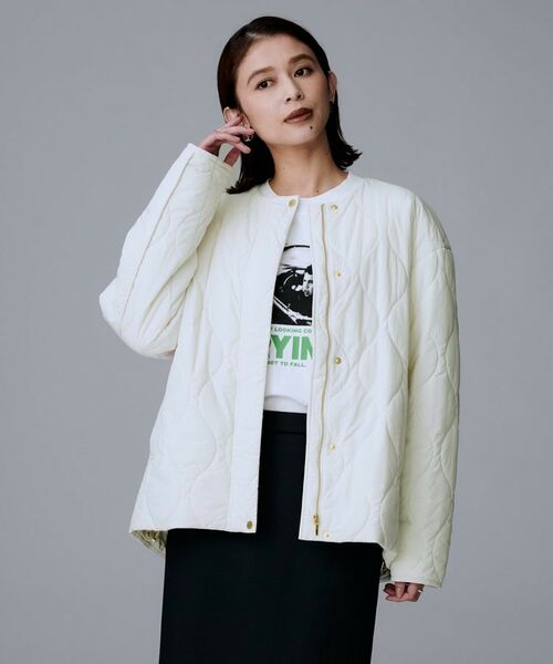 UNTITLED / アンタイトル その他アウター | 【軽量／洗える／ファスナー付き】中綿 キルトコート | 詳細18
