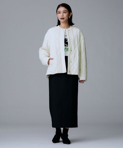 UNTITLED / アンタイトル その他アウター | 【軽量／洗える／ファスナー付き】中綿 キルトコート | 詳細19