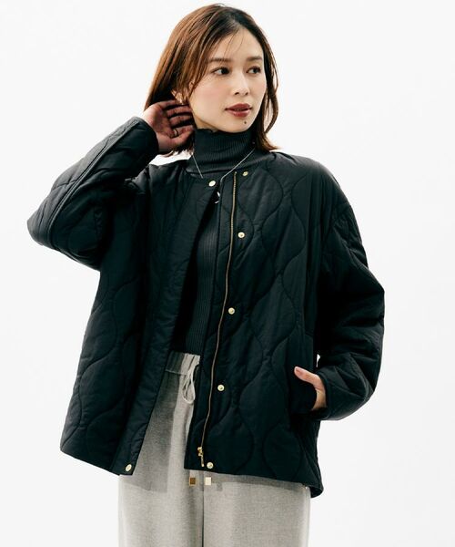 UNTITLED / アンタイトル その他アウター | 【軽量／洗える／ファスナー付き】中綿 キルトコート | 詳細2