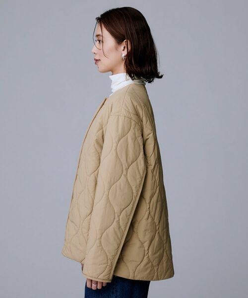 UNTITLED / アンタイトル その他アウター | 【軽量／洗える／ファスナー付き】中綿 キルトコート | 詳細23