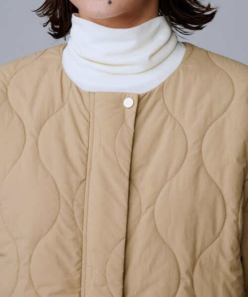 UNTITLED / アンタイトル その他アウター | 【軽量／洗える／ファスナー付き】中綿 キルトコート | 詳細25