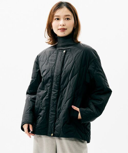 UNTITLED / アンタイトル その他アウター | 【軽量／洗える／ファスナー付き】中綿 キルトコート | 詳細3