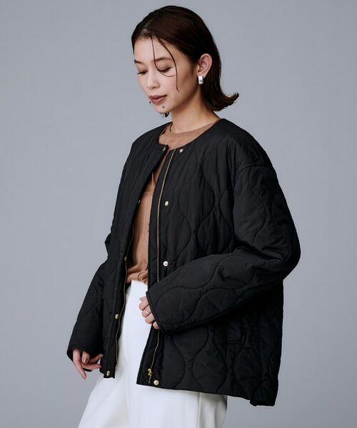 UNTITLED / アンタイトル その他アウター | 【軽量／洗える／ファスナー付き】中綿 キルトコート | 詳細5