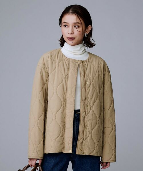 UNTITLED / アンタイトル その他アウター | 【軽量／洗える／ファスナー付き】中綿 キルトコート | 詳細9