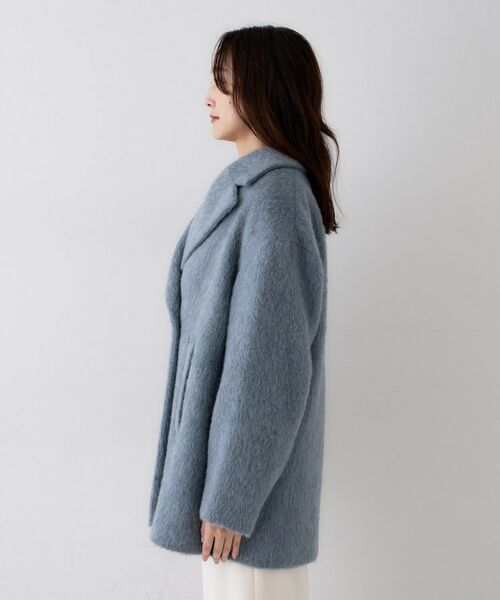 UNTITLED / アンタイトル ピーコート | 【エレガントジャケット/アウター】イタリアンシャギーPコート | 詳細13