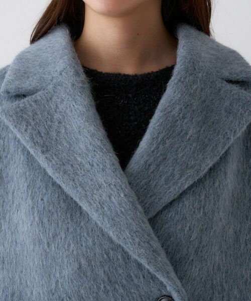 UNTITLED / アンタイトル ピーコート | 【エレガントジャケット/アウター】イタリアンシャギーPコート | 詳細15