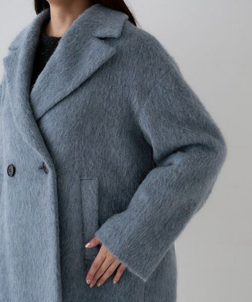 UNTITLED / アンタイトル ピーコート | 【エレガントジャケット/アウター】イタリアンシャギーPコート | 詳細16