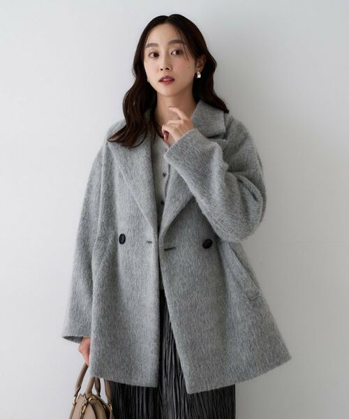 UNTITLED / アンタイトル ピーコート | 【エレガントジャケット/アウター】イタリアンシャギーPコート | 詳細2