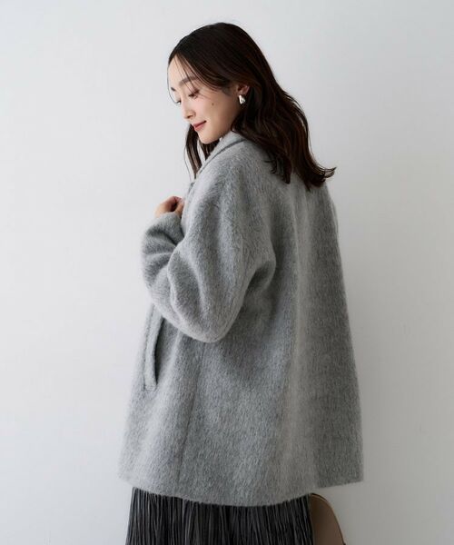 UNTITLED / アンタイトル ピーコート | 【エレガントジャケット/アウター】イタリアンシャギーPコート | 詳細3