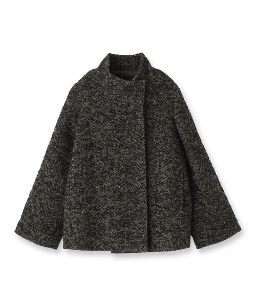 UNTITLED / アンタイトル その他アウター | 【エレガント／ミディアウター】ミックスヘリンボンコート | 詳細1