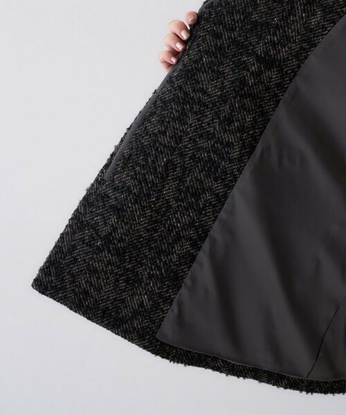 UNTITLED / アンタイトル その他アウター | 【エレガント／ミディアウター】ミックスヘリンボンコート | 詳細20