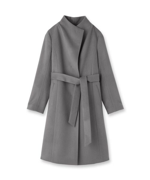 UNTITLED / アンタイトル その他アウター | 【きれいめ/スタイリッシュ】2WAYスタンドカラーロングコート | 詳細1