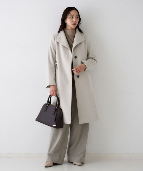 UNTITLED / アンタイトル その他アウター | 【きれいめ/スタイリッシュ】2WAYスタンドカラーロングコート | 詳細10