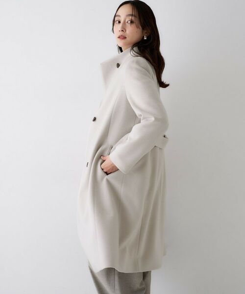 UNTITLED / アンタイトル その他アウター | 【きれいめ/スタイリッシュ】2WAYスタンドカラーロングコート | 詳細13