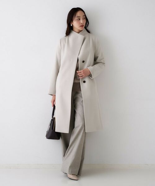 UNTITLED / アンタイトル その他アウター | 【きれいめ/スタイリッシュ】2WAYスタンドカラーロングコート | 詳細14