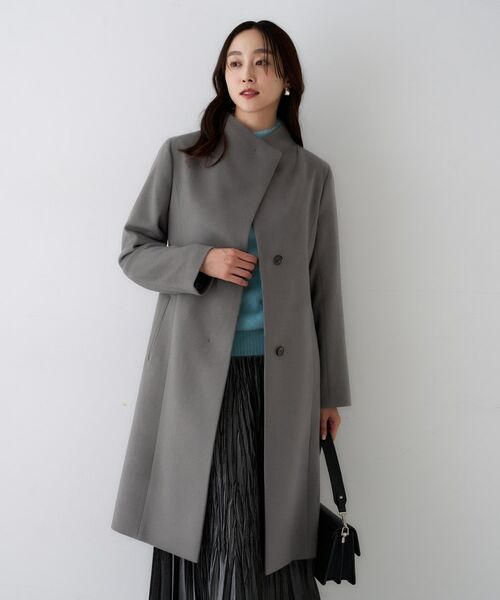 UNTITLED / アンタイトル その他アウター | 【きれいめ/スタイリッシュ】2WAYスタンドカラーロングコート | 詳細17