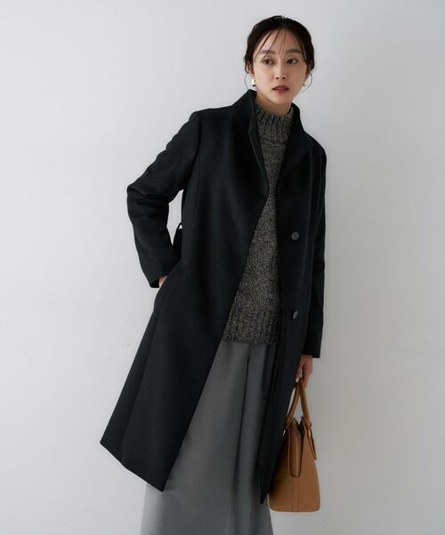 UNTITLED / アンタイトル その他アウター | 【きれいめ/スタイリッシュ】2WAYスタンドカラーロングコート | 詳細2
