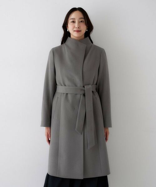 UNTITLED / アンタイトル その他アウター | 【きれいめ/スタイリッシュ】2WAYスタンドカラーロングコート | 詳細23