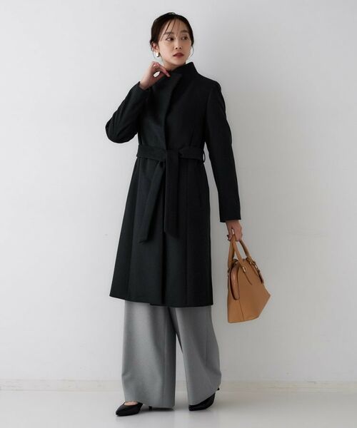 UNTITLED / アンタイトル その他アウター | 【きれいめ/スタイリッシュ】2WAYスタンドカラーロングコート | 詳細6