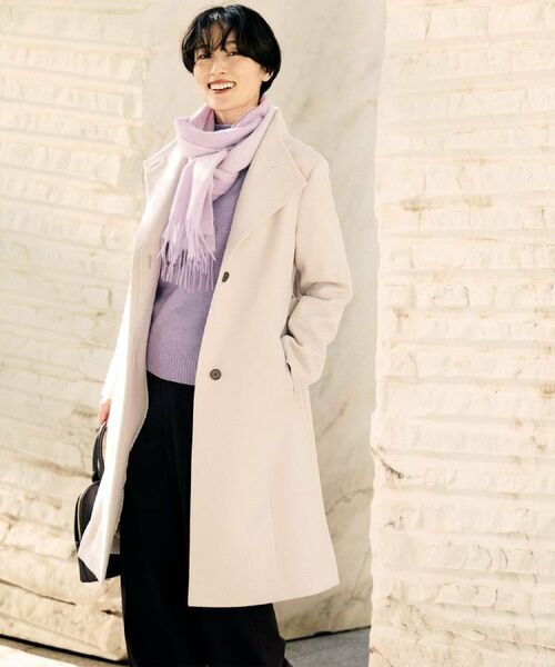 UNTITLED / アンタイトル その他アウター | 【きれいめ/スタイリッシュ】2WAYスタンドカラーロングコート | 詳細8