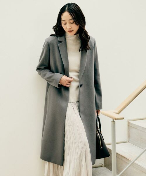 UNTITLED / アンタイトル その他アウター | 【スタイリッシュ／オンオフ兼用】ウールチェスターコート | 詳細2