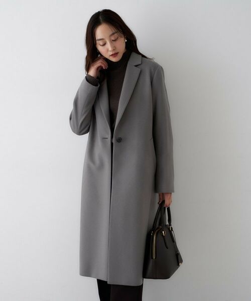 UNTITLED / アンタイトル その他アウター | 【スタイリッシュ／オンオフ兼用】ウールチェスターコート | 詳細4