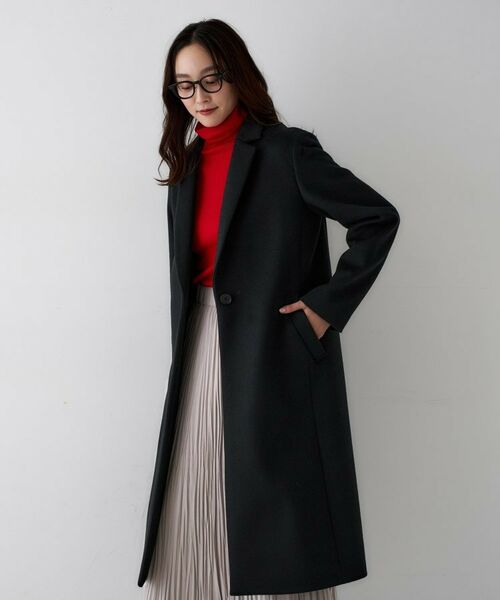 UNTITLED / アンタイトル その他アウター | 【スタイリッシュ／オンオフ兼用】ウールチェスターコート | 詳細8