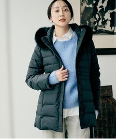 UNTITLED / アンタイトル ダウンジャケット・ベスト | 【はっ水機能/フード取り外し可】ミディダウンコート